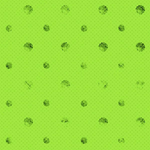 Безшовний Абстрактний Візерунок Квітки Текстура Зеленому Чорному Кольорах — стокове фото