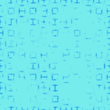 Dikişsiz soyut desen. Turkuaz ve mavi renklerde doku.