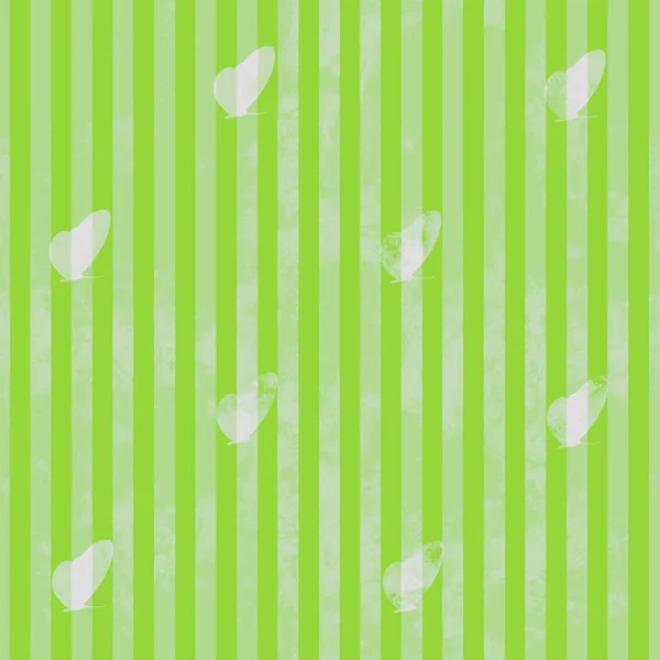 Bezszwowe Abstrakcja Szablon Motyli Tekstury Kolorach Zielonym Białym — Zdjęcie stockowe