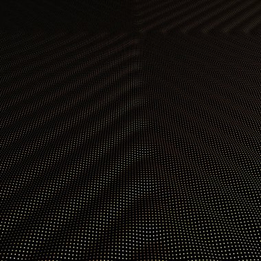 Altın nokta ile siyah soyut dalgalar. Modern tarzda güzel siyah arka plan.