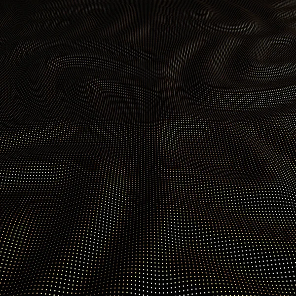 Μαύρα Κύματα Αφηρημένη Χρυσό Κουκίδες Όμορφο Μαύρο Φόντο Μοντέρνο Στυλ — Φωτογραφία Αρχείου