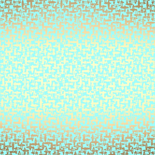 Texture Abstraite Aux Couleurs Turquoise Dorée — Photo