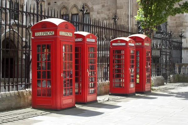 Telefoni rossi — Foto Stock