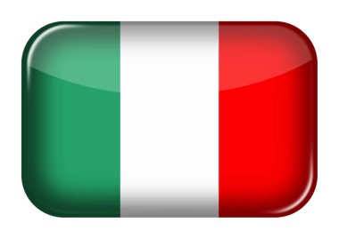 İtalya web simgesi dikdörtgen düğmesi kırpma yolu ile