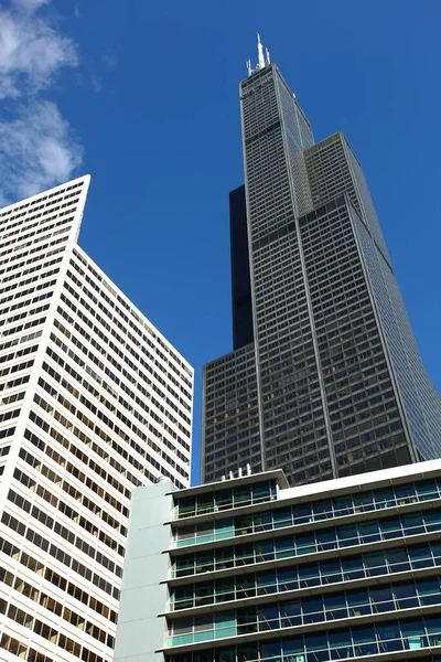 2016 Chicago Illinois Usa October 2016 Willis Tower Surrounding Buildings — 스톡 사진