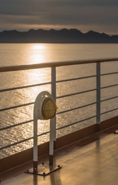 Deniz cruise gemi güverte aydınlatma metal ve pirinç dış fikstür.