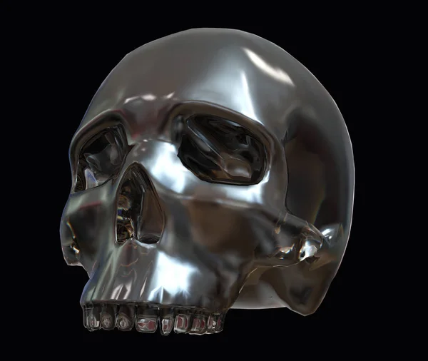 分離の背景に のイラスト 人間の頭蓋骨 — ストック写真