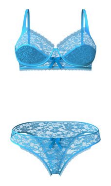 Kadın underwear.3d illüstrasyon izole beyaz arka plan üzerinde