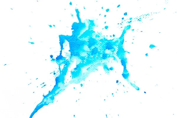 Abstrakte Aquarell Kunst Hintergrund Handfarbe Auf Weißem Hintergrund — Stockfoto