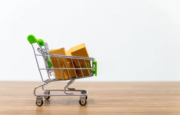 Online Shopping Cart Sell Commerce Convenience — Stock Photo, Image