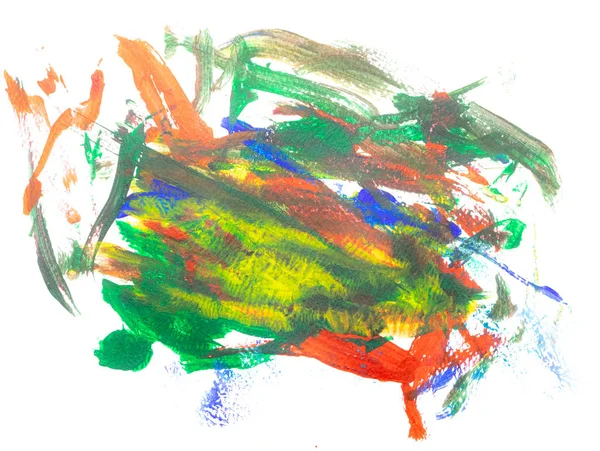 Κορνίζα Ζωγραφική Τέχνη Χέρι Χρώμα Αφηρημένο Και Φόντο Ταπετσαρία — Φωτογραφία Αρχείου