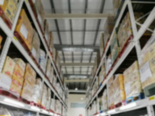 Warehouse Storage Goods Warehouses Blurred Images — Stock Photo, Image