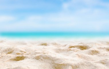 Plaj ve deniz temiz su tatil yaz dinlenmek 