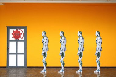 Bir iş teknolojisi Rpa için Robotik Proses Otomasyonu iş kapısı