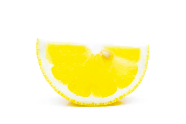 Лимон Освіжаючий Білому Тлі — стокове фото