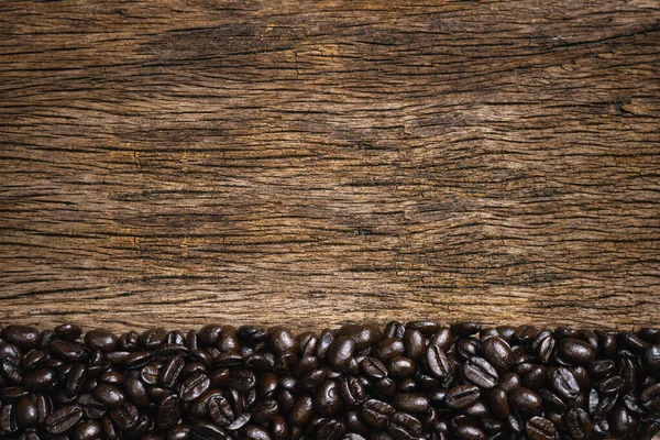 Kaffeetasse Und Kaffeebohnen Einem Sack Auf Einem Holzboden Geröstet — Stockfoto