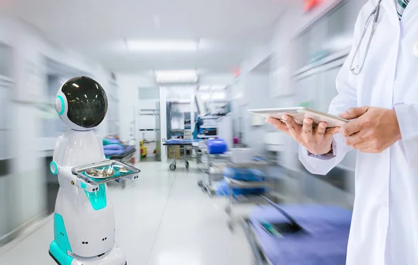 Send medical equipment robot technology in hospital