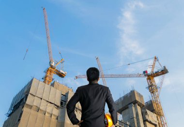 İnşaat denetleme bir mühendis ve binalar