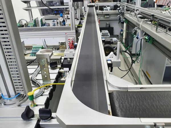 Виробнича Промисловість Автоматизація Виробничих Поясів Заводу — стокове фото