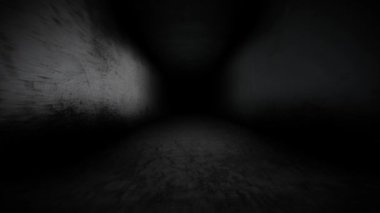 Kasvetli koridor. Karanlık gizemli koridor. 76