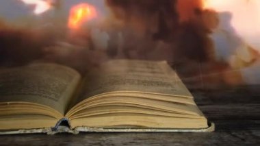 Askeri kitap. Savaş hakkında bir kitap.