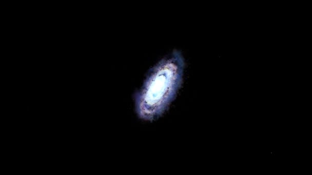 Galaxis. Repülés a csillagok. Repül a galaxis közepén. 13 — Stock videók