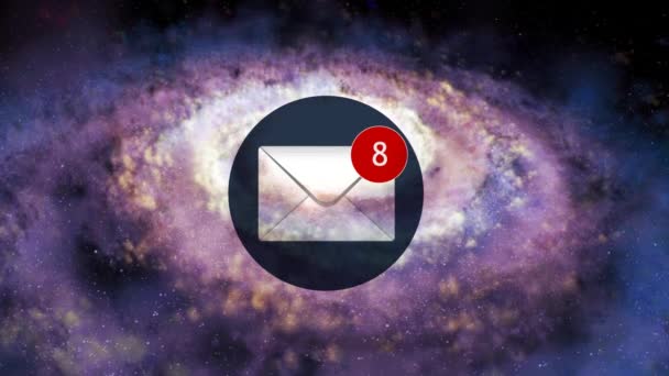 E-Mail. große Menge an E-Mail. 5 — Stockvideo