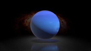 Neptune Galaxy 127 arka plan üzerinde güneş sisteminde