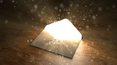 Önemli bir mektup. Sihirli mektup. İlginç içerik mektup. 61.