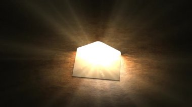 Önemli haber kavramı. Haberler bekliyordu. Önemli içeriğe sahip zarf harfleri. 66.