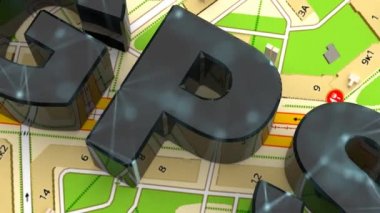 Gps koordinatları. Büyük bir metropolde bir yol bul. Çevrimiçi haritalar. Cepte navigasyon.