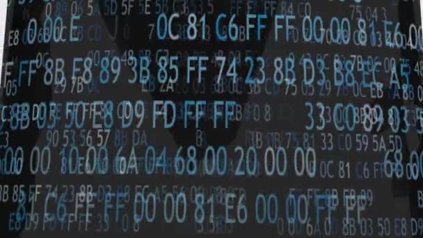 Segurança digital. A proteger as suas informações. Dados pessoais sob bloqueio e chave . — Vídeo de Stock