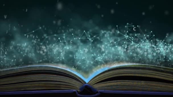 Livre scientifique. Livre intelligent avec les secrets de la création du monde. Un livre qui sait tout. Un livre Internet. AVEC LETTRES .