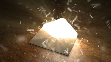 Spam e-posta. Çok sayıda spam içeren e-posta.