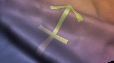 Dalgalanan bayrak wih yay Burcunuz