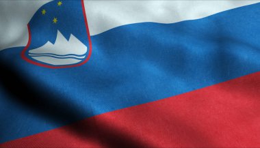 Slovenya 3 boyutlu bayrak sallıyor