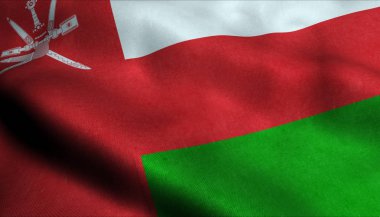 Umman 3D bayrak sallıyor