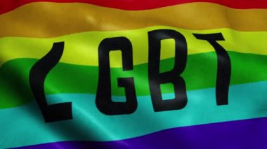 Gay Pride Rainbow Bayrak Ve Lgbt Transexual Dalgalı Bayraklar Dikişsiz Loop