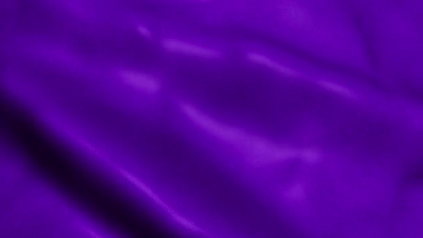 Integetett Purple Flag Animáció Varrat Nélküli Hurok — Stock videók