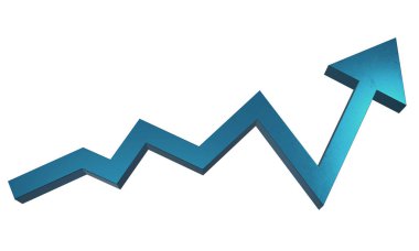 3d Ok Buisness Grafik Going Up