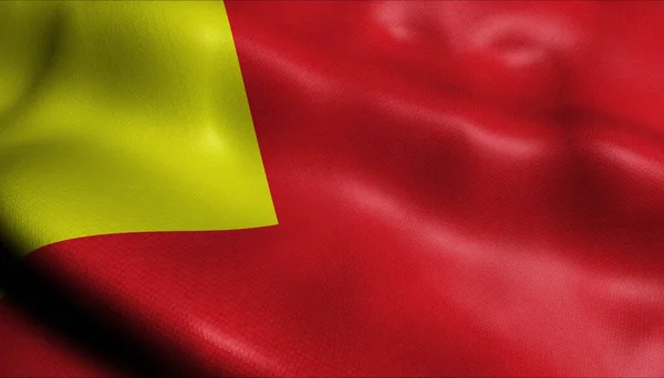 Illustrazione Una Bandiera Belga Vilvoorde Belgio — Foto Stock