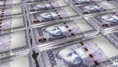 10000 Ermenistan Dram Para Banknotu 3D Çetesi