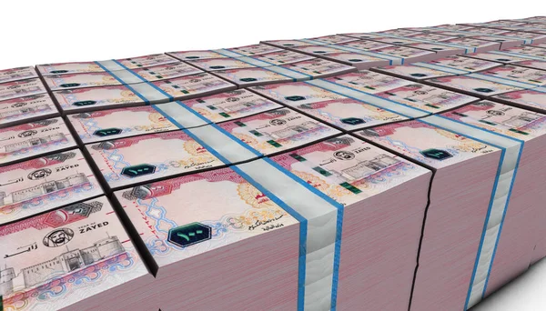 Billete 100 Emiratos Árabes Unidos Dirham Money — Foto de Stock