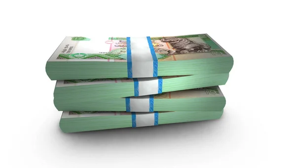 Stack Banknote Sri Lanka Rupee Money — Fotografia de Stock