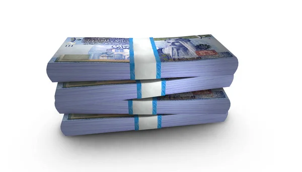 Stack Bankjegy Jordan Dinars Money — Stock Fotó