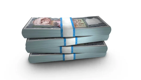 Банкнота Размере 1000 Рупий Непале — стоковое фото