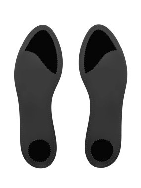 Beyaz bir arka plan üzerinde ortotik tabanlık. Vektör çizim.