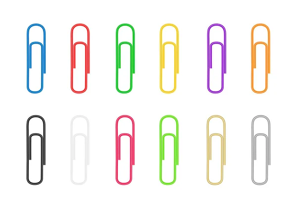 Les Trombones Sont Colorés Sur Fond Blanc Illustration Vectorielle — Image vectorielle