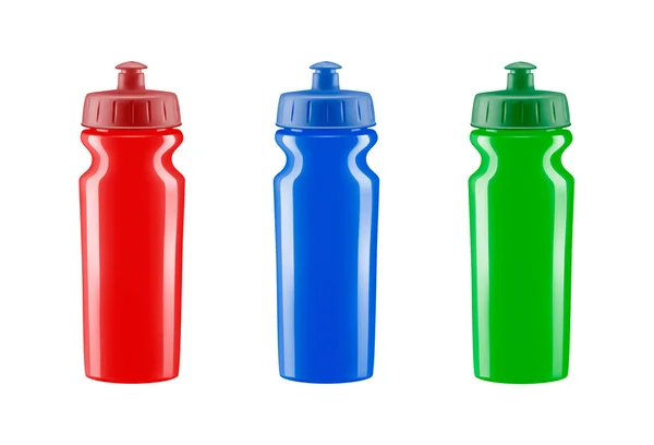 Sportflasche Für Wassercocktail Shaker Bottle Für Die Bike Vector Illustration — Stockvektor