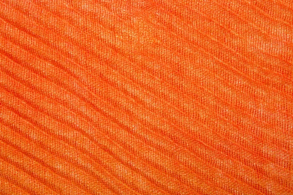 Orange Falista Tkanina Tło Orange Faliste Tekstura Tkanina — Zdjęcie stockowe